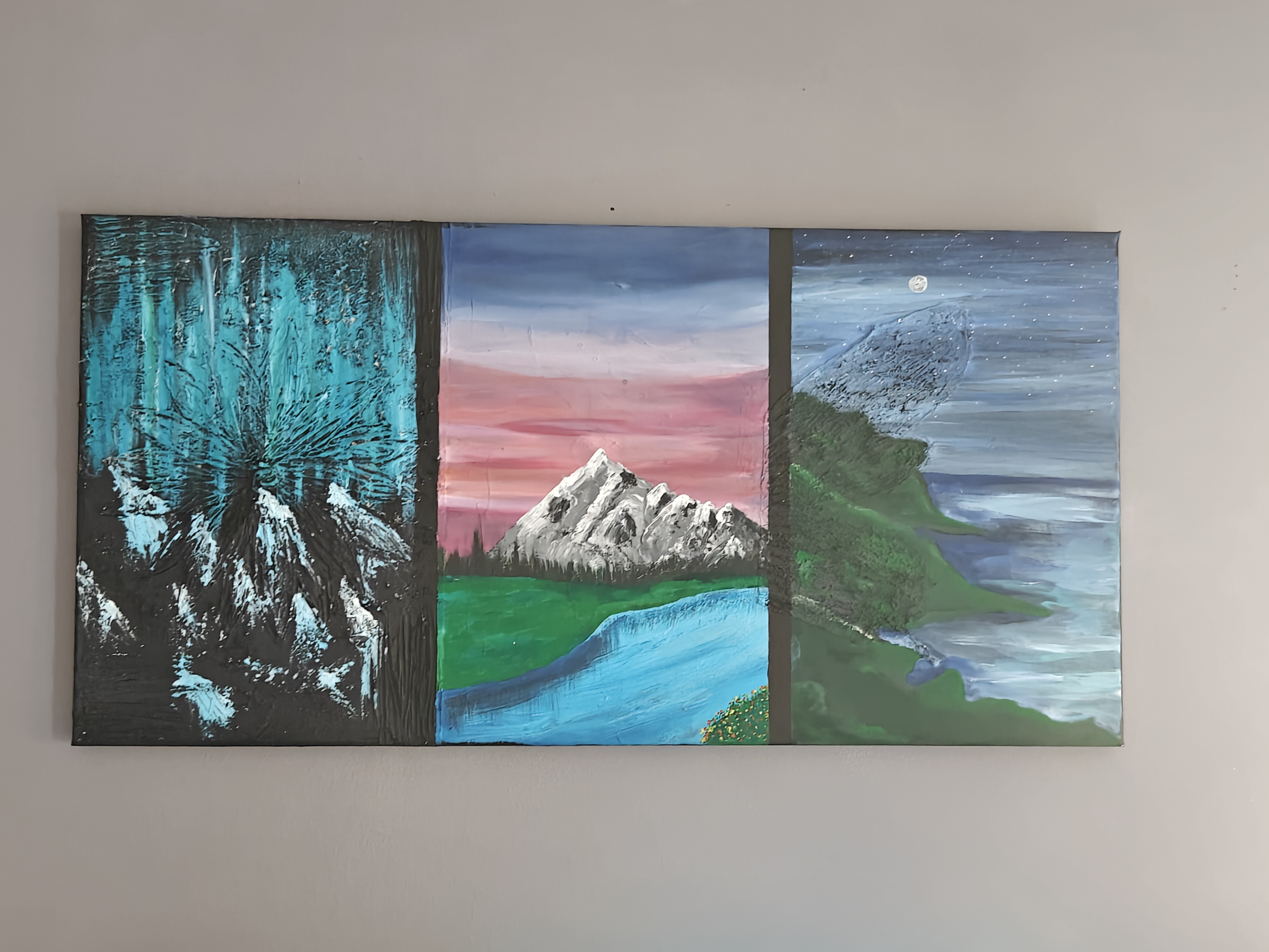 Original multi-panel landscape painting